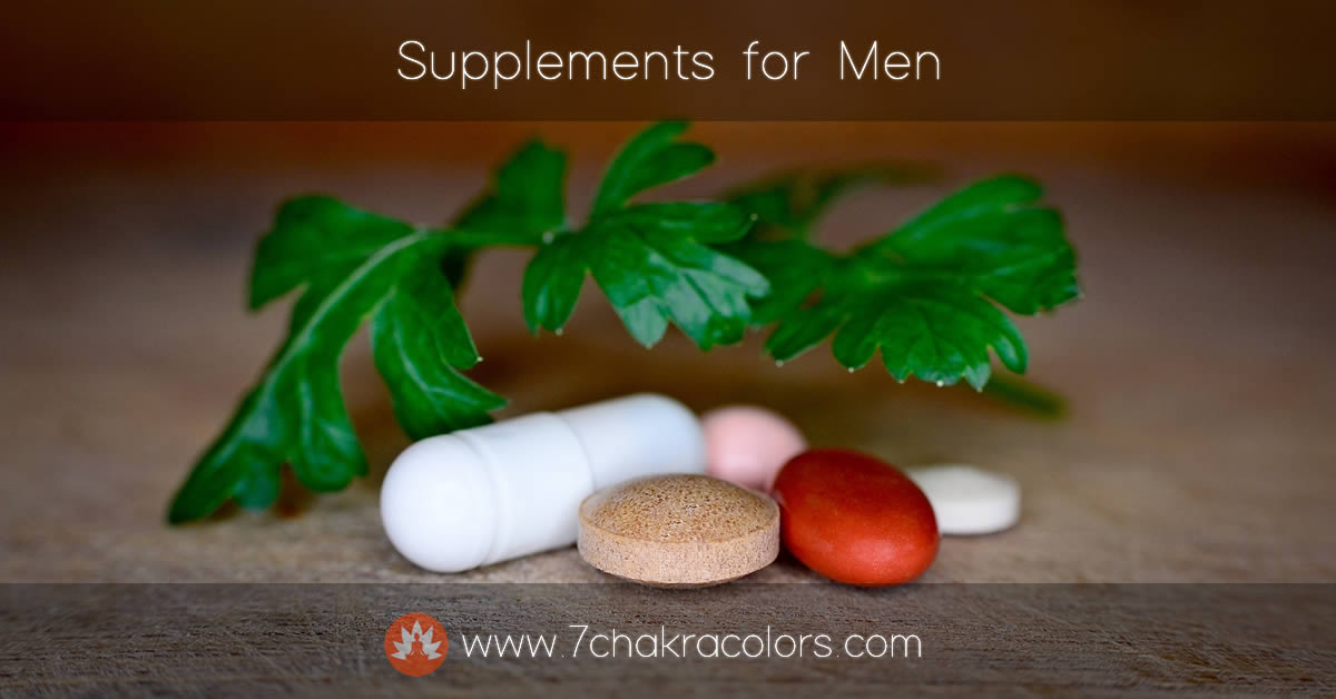 Supplements For Men - Featured Canvas Image