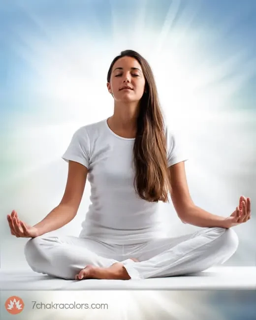 girl-in-white-clothes-sitting-in-lotus-yoga-pose-surrounded-by-aura