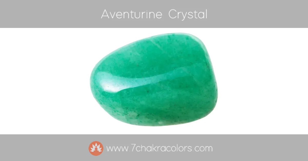 image of green aventurine crystal