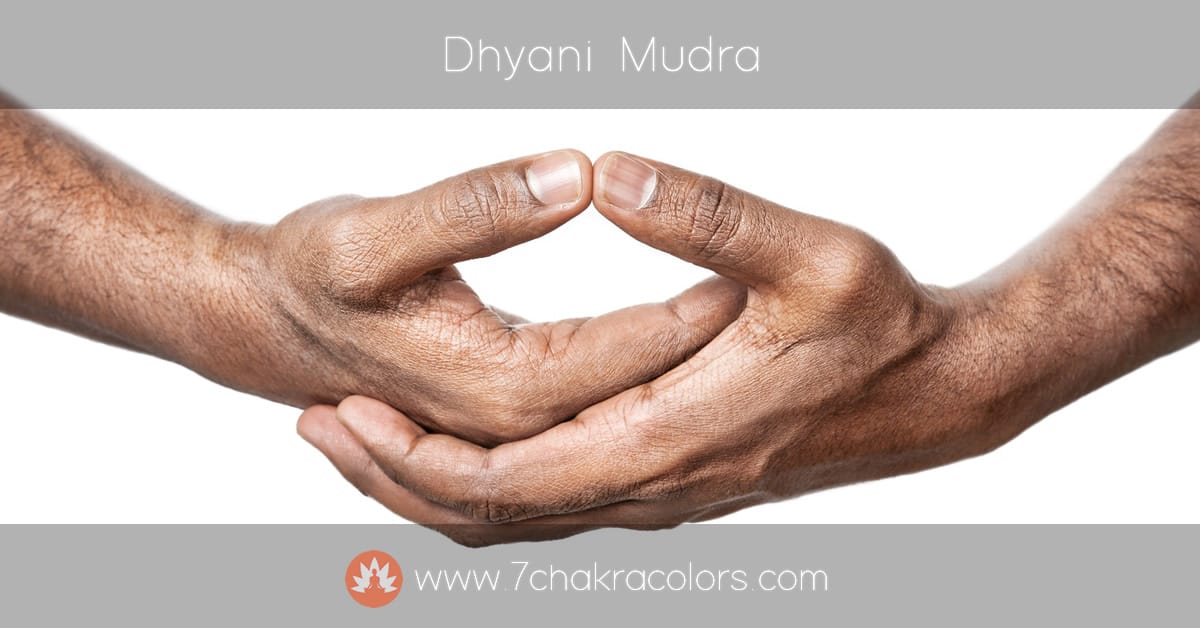 image of hand performing dhyani mudra hand pose - instructional image - featured canvas image