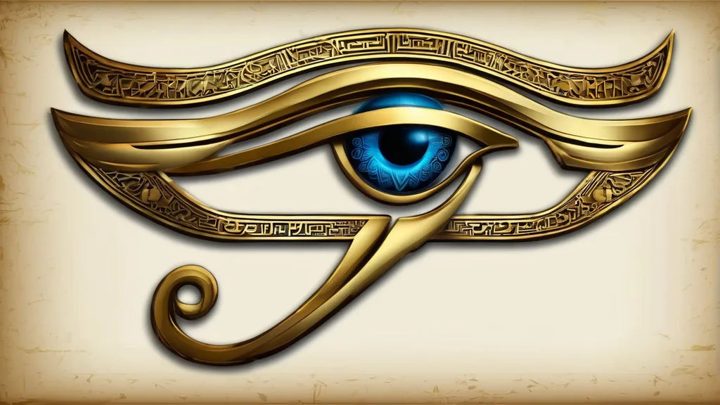 illustration of eye of Horus symbol