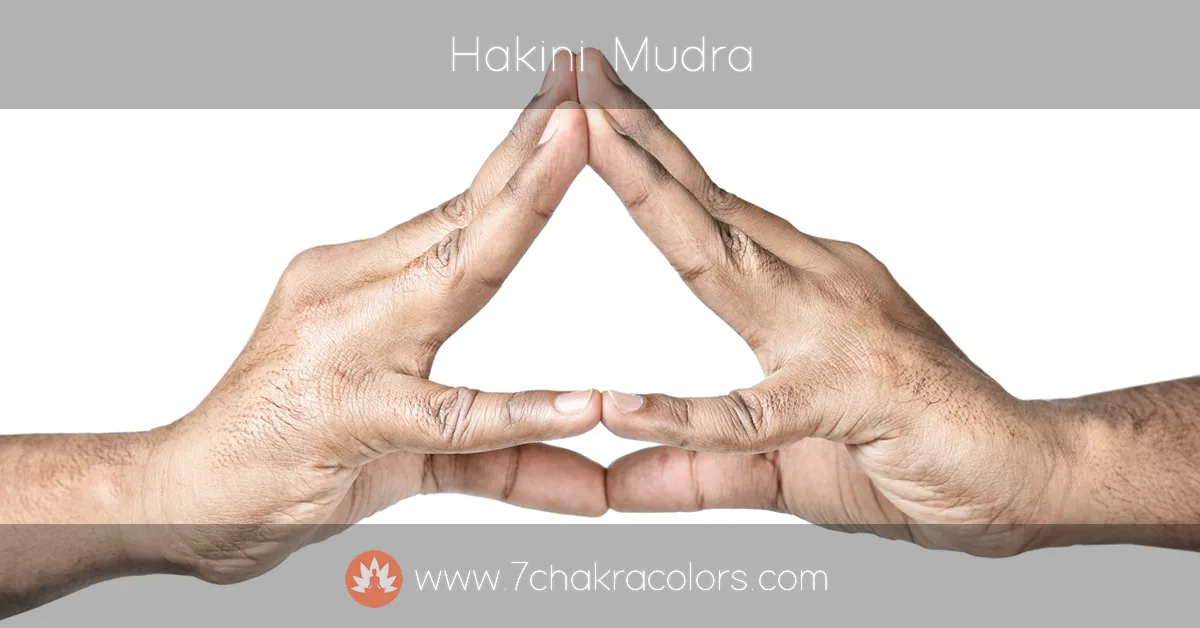 image of hand performing hakini mudra hand pose - instructional image - featured canvas image