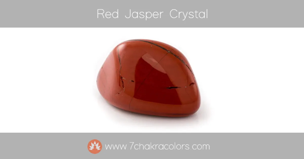 photo image of red jasper crystal