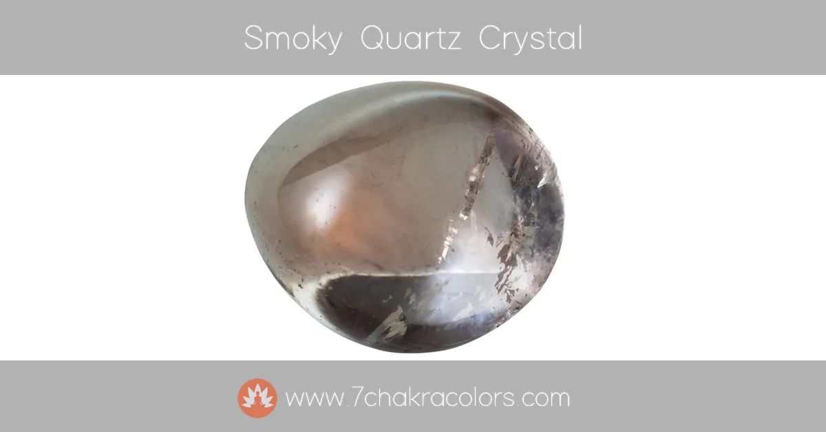 photo image of smoky quartz crystal