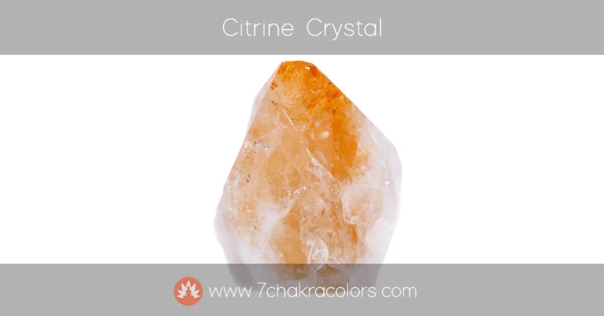 photo image of citrine crystal