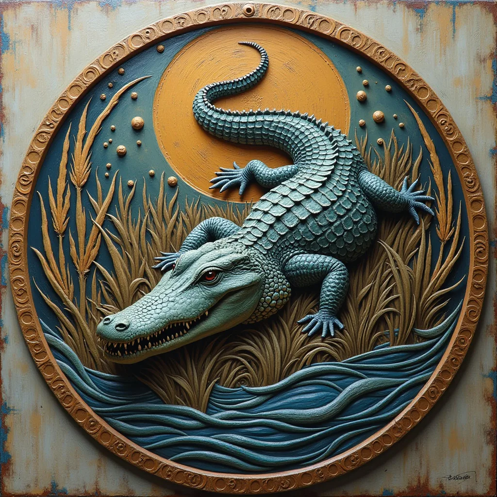 sacral chakra animal - crocodile