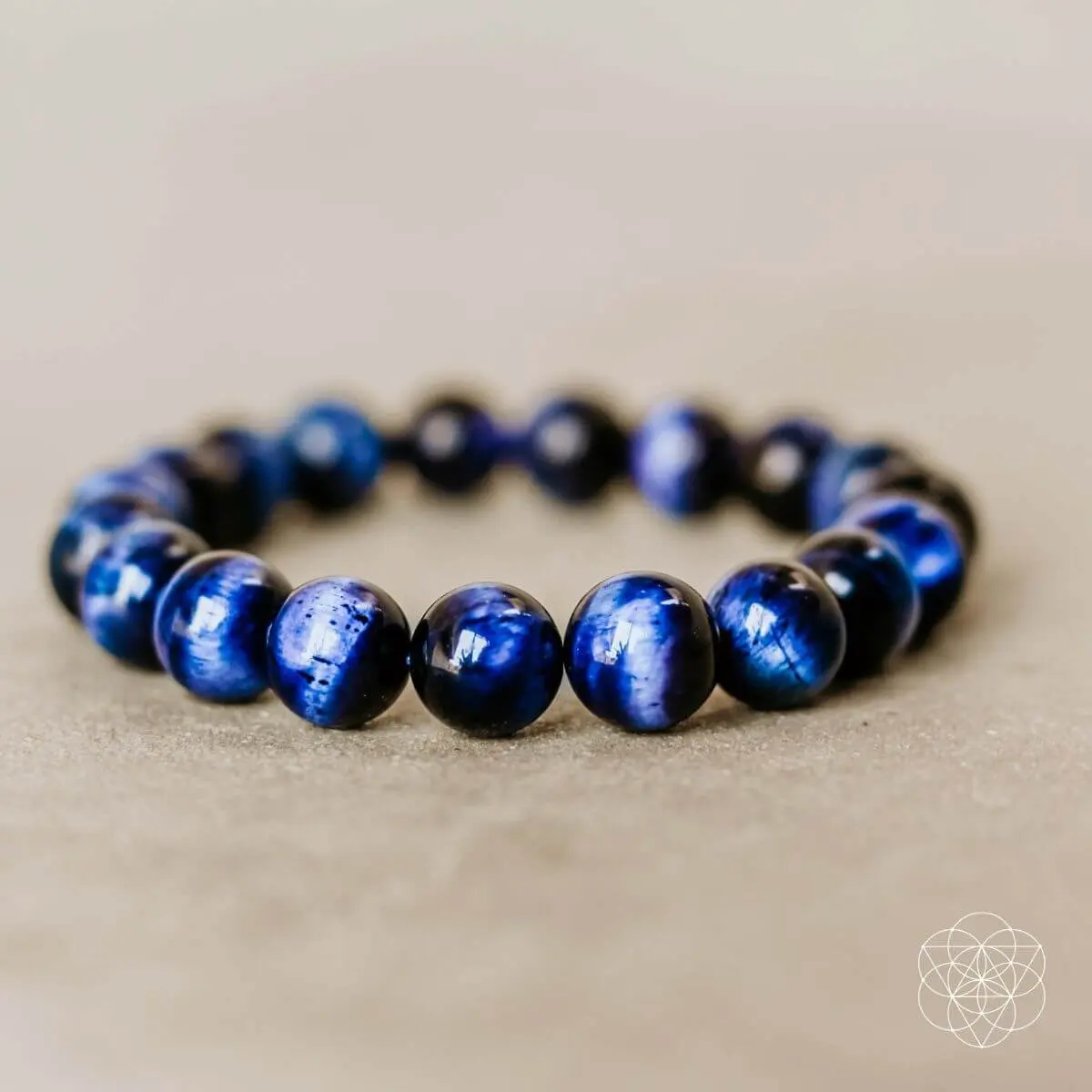 blue tiger eye crystal bracelet