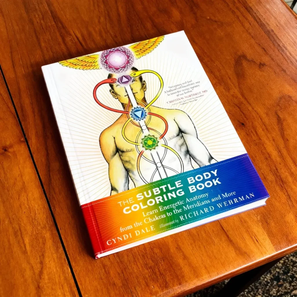 Book Cover - The Subtle Body Coloring Book by Cyndi Dale