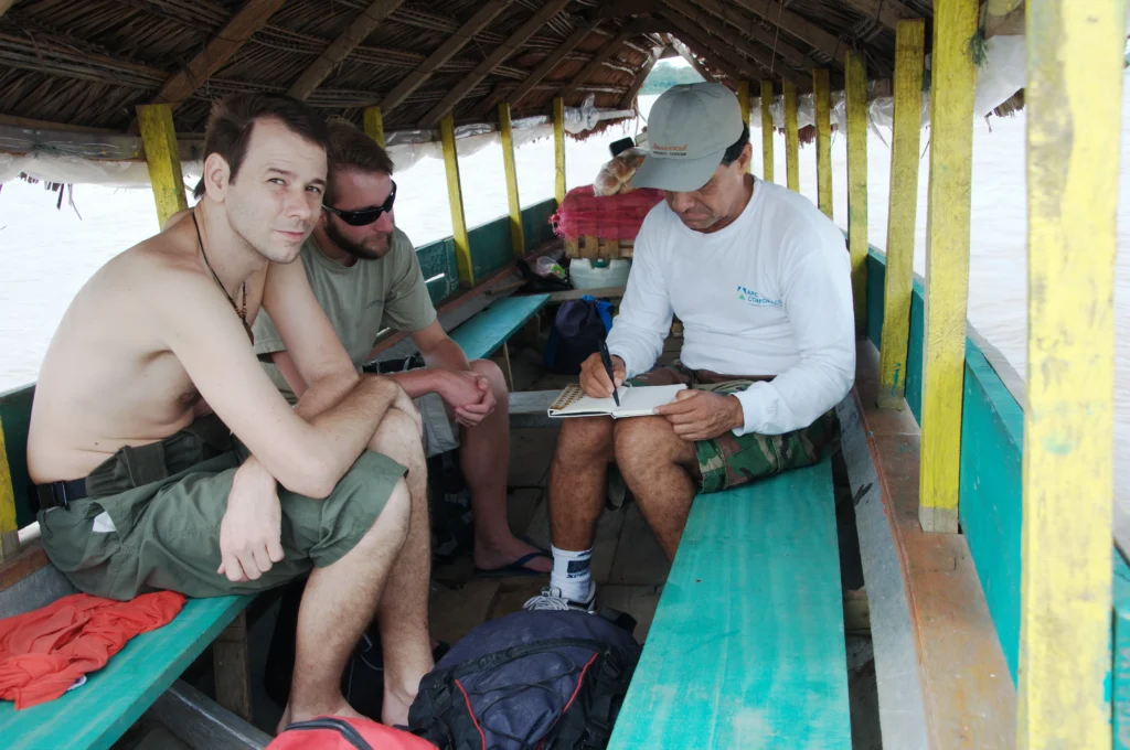 me and david in peruvian amazon