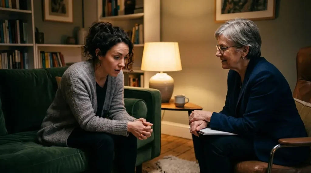 patient-and-therapist-woman