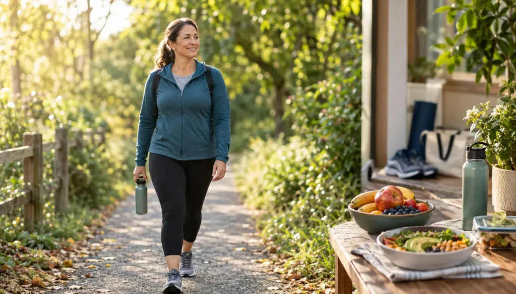 Sustainable weight management through consistent healthy daily habits